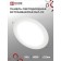 LED panel In Home RLP-VC, 24 W, 230 V, 4000 K, 1920 lm, 220 mm, round, white