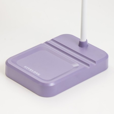 Lancer table lamp LED 3.5W USB batteries Violet 11x15x45 cm Risalux-8
