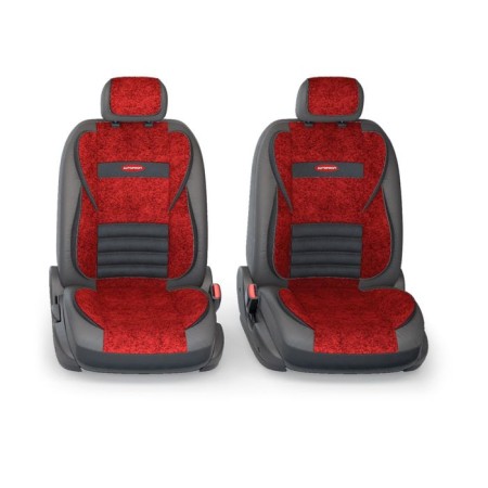 Autoshekhli university Autoprofi Multi Comfort, MLT-1105GV BK/RD (M), multi-circuit, eco-leather+textured velor, set of 11 objects, black/red color-1