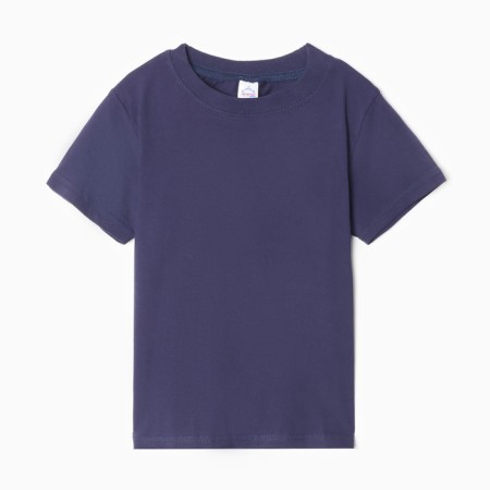 T-shirt for nursery, dark blue color, height 110 cm