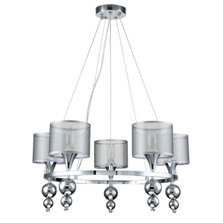 Suspended lamp 5x40W E14, size 63x63x100 cm-1