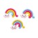 Eraser Figure Mix Rainbow