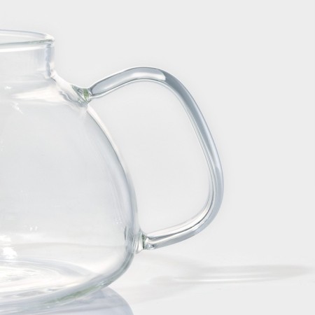 Glass teapot with a bamboo lid and a metal filter Bellatenero Eco, 600 ml, 18 × 12 × 10 cm-6