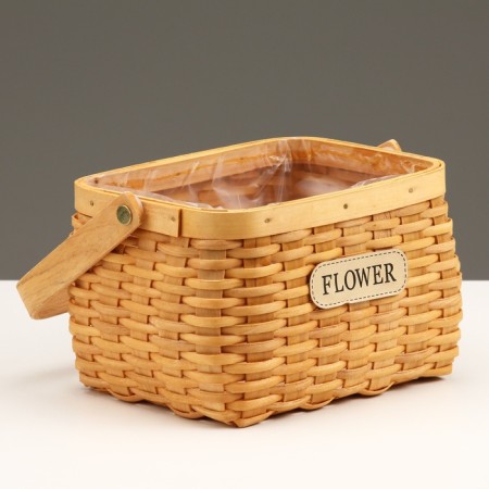Playfish basket, 18 x 13 x 11/23.5 cm, sequoia-3