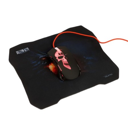 Game set of Qumo Ax Strike 3 in 1, keyboard+mouse+carpet wired, 2400 dpi-6
