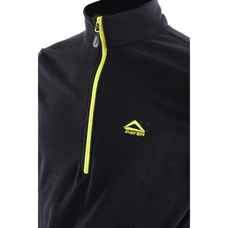 Payer Sweatshirt "Tahoe", fleece 150g, dark blue with lemon, rr 40-42 Height 170-176-4