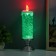 Lava-lamp "Frosty candle" LED from 3haa USB batteries silver 7x7x28cm