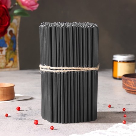 Church candle from wax No. 100, black, 1 kg