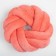 Pillow Estate Ethel, D = 33cm, col. Coral, velor