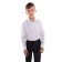 School shirt for a boy, gray color, height 122 cm
