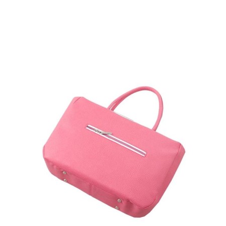 Bag Schoper Card. Kozh, Lightning Department, pink color 39x16x24cm-1