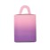 Capcake box, confectionery packaging, 1 cell "Pink gradient", 9 x 9 x 11 cm