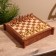 Board game 4V1 (chess + domino + checkers + cubes), board 35x35 cm, tree shisham