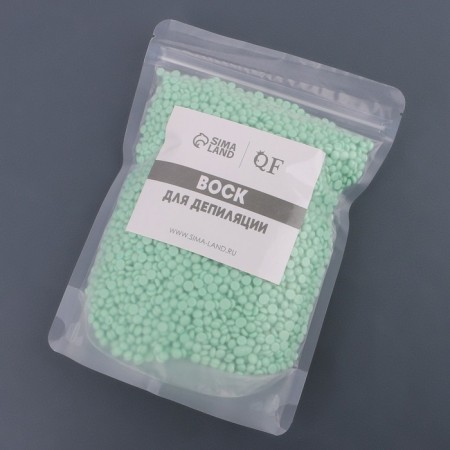 Wax for depilation, film, in granules, 500 gr, green color-8