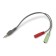 Headphones with a microphone hal-l600 Gray 1.8m monitor headband (1532023)