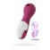 Vacuum-wave contactless stimulator of the Satiffyer Lucky Libra, silicone, 15.7 cm, red red
