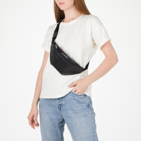 Lightning waist bag, black color-3