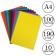 Cardboard of color A4, 100 sheets, 10 colors, in film, calligrata, moped 190 g/m2