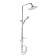 Stage shower "TsS-SM" DS001020, two-wound, tropical shower, hand watering can, chrome