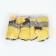 Dog boots "comfort" with weighting, set 4 pcs, size 3 (4, 5 x 3, 5 cm), yellow
