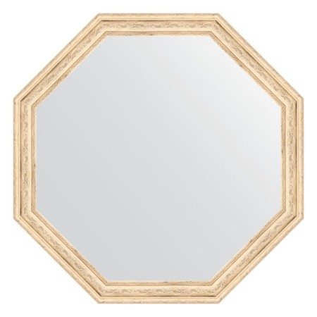 Mirror in the baguette frame, ivory 51 mm, 64x64 cm