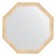 Mirror in the baguette frame, ivory 51 mm, 64x64 cm