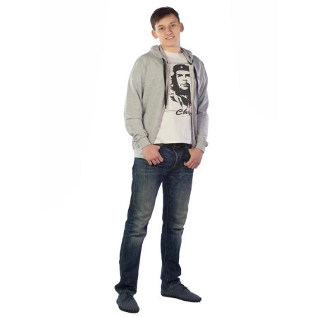 Hoods male, size 48, color gray-melange-4