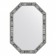 EvoFORM mirror in a baguette frame, 50 mm, 49x69 cm, color aged tree