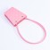 Flower bag embossed pink moisture-resistant, 12x12-8x8-12.5 cm