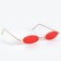 Sunglasses "OneSun", UV 400, pipe 15.5 cm, width 14 cm, 3 x 5.5 cm, red