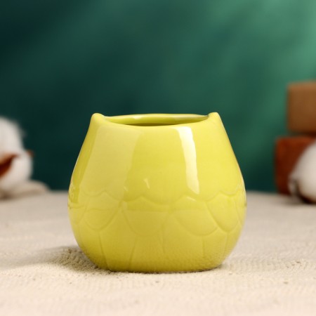 Pot "Owl Green" 5x6cm-2