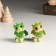 Souvenir Polystone "Dragon with big eyes with a Christmas tree/gift" mix 3.5x3x4.5 cm