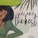 Gift package laminated, packaging, “you are the best”, rainbow holography, S 12 x 15 x 5.5 cm