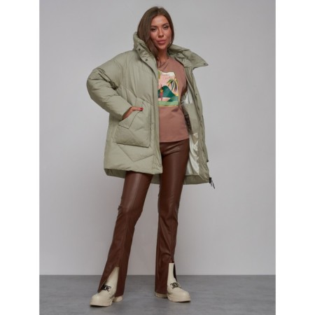 Winter jacket, size 50, light green color-14