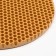 Rug for a bowl, round, diameter 24 cm, beige