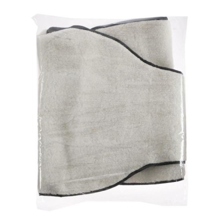 Nabbage in the front seat, artificial fur, size 55 x135 cm, white-2