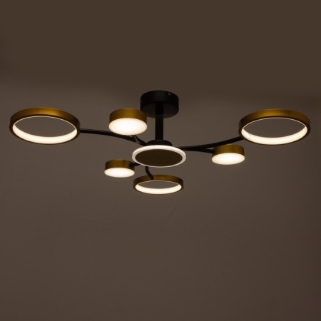 Causteen with PDU 2299/7GD LED 136W 3000-6000k gold 77x77x18 cm Bayerlux-2