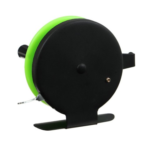Inertial coil, plastic metal, diameter 6.5 cm, guide, black-salad, 801d-6