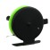 Inertial coil, plastic metal, diameter 6.5 cm, guide, black-salad, 801d