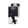 Anal plug Toyfa Popo Pleasure Lacerta with vibration, TPR, Black, 12.1 cm