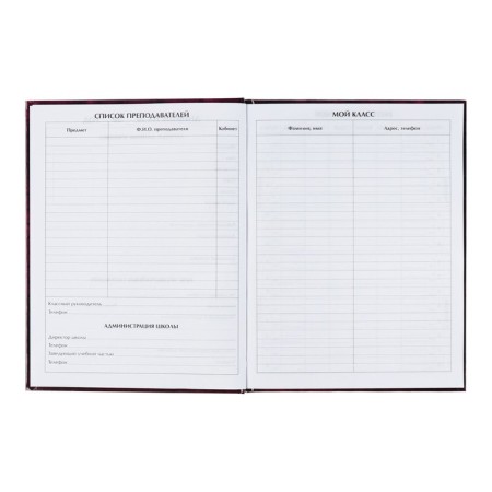 Universal diary for grades 1-11, Smile 2, solid cover 7BC, glossy lamination, 40 sheets-5