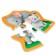 Magnetic puzzle "Zoo"