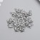 Decor for creativity Metal "Krabik" silver 1.2x1 cm