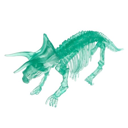3D puzzle "Triceratops", crystalline, 10 details-1