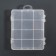 Organizer for decor, with a suspension, mobile cells, 12 cells, 13.8 × 11.3 cm, the color is transparent