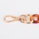 A chain for a bag, plastic, with carbines, 23 × 17 mm, 29 - 29.5 cm, amber/gold color