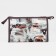Lightning cosmetic bag, gray color