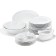 Dining set 6/24 Constance, decor "Gray ornament, Platinum layering", 24 items