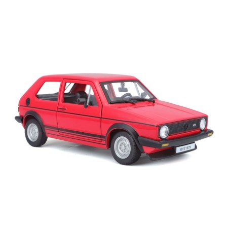 BBURAGO Volkswagen Golf MK1 GTI 1979, Die-Cast, 1:24, Red color-8