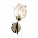 Wall lamp EVOLUCE. Sle205301-01. Besano. 1x40 W, E14, 13x28 cm, bronze color, black